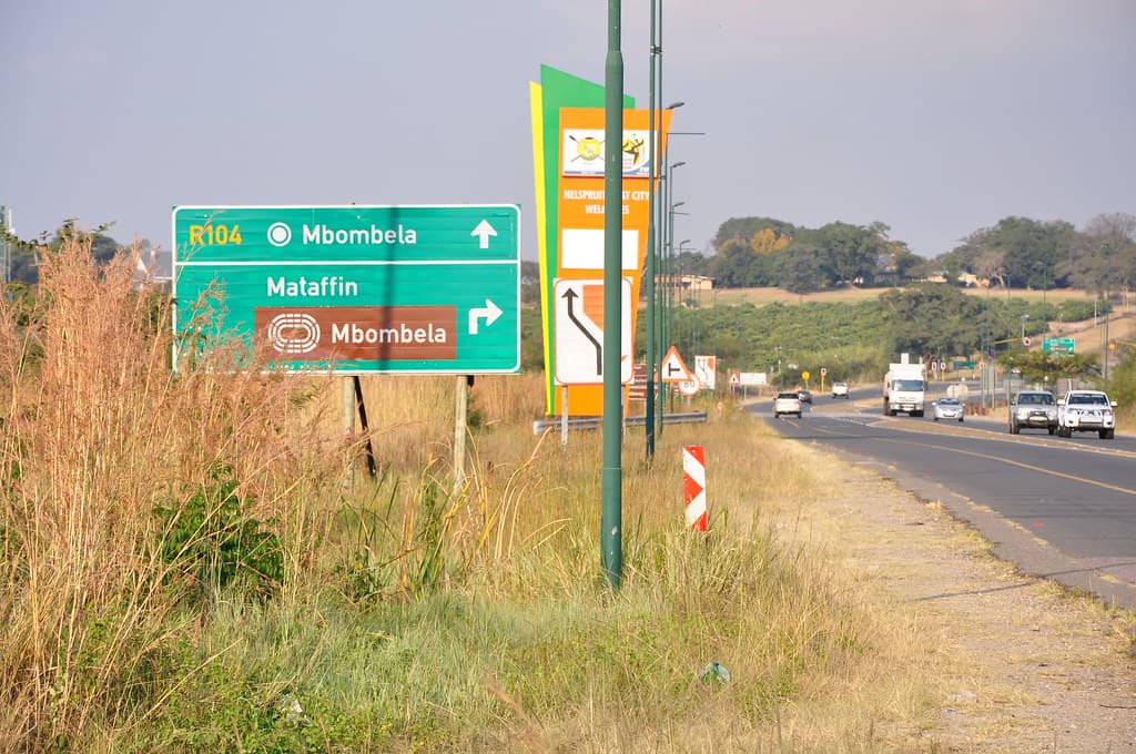 Mbombela Sign, Nelspruit transfer - Romeo Transfers